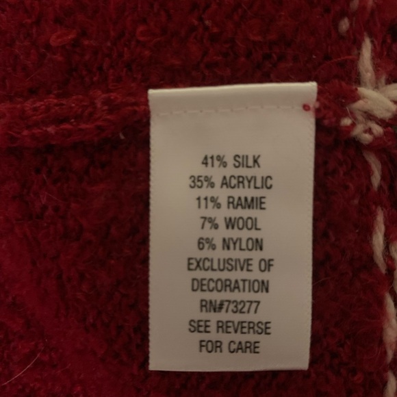 Croft & Barrow Vintage 90s Silk & Wool Blend Grandma Cottage Core Sweater - Picture 8 of 12